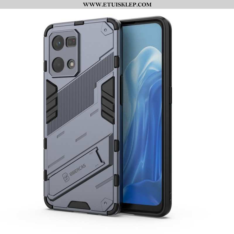 Etui do Oppo Reno 7 Zdejmowany Stojak W Dwóch Pozycjach Bez Użycia Rąk